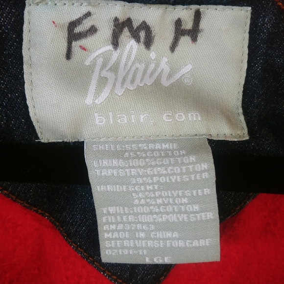 VTG Denim Jean Jacket OVERSIZED 80s/90s - Picture 7 of 7